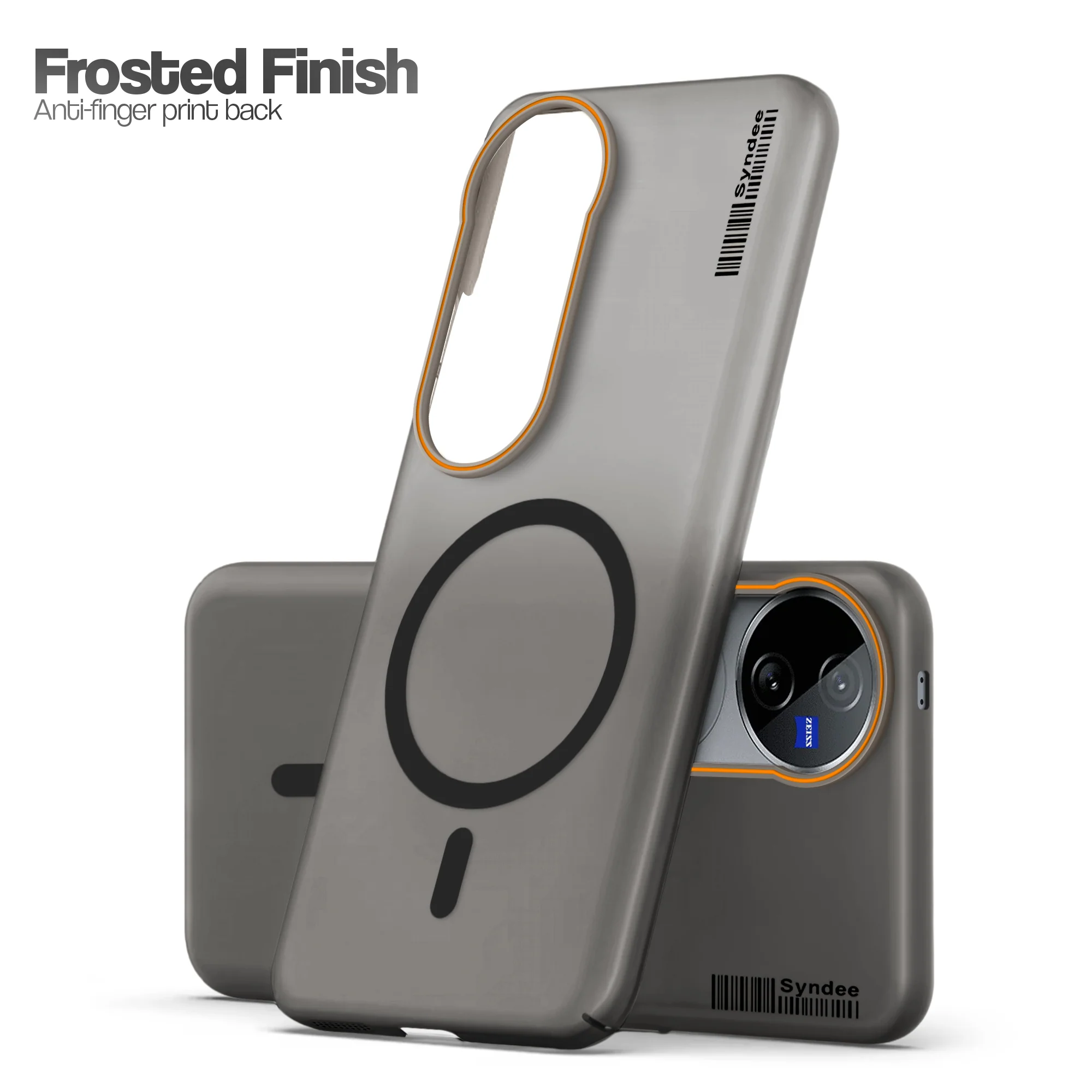 Colourful Frosted Matte With Raised Camera Protection Back Cover Case For Vivo V30e 5G - Image 5
