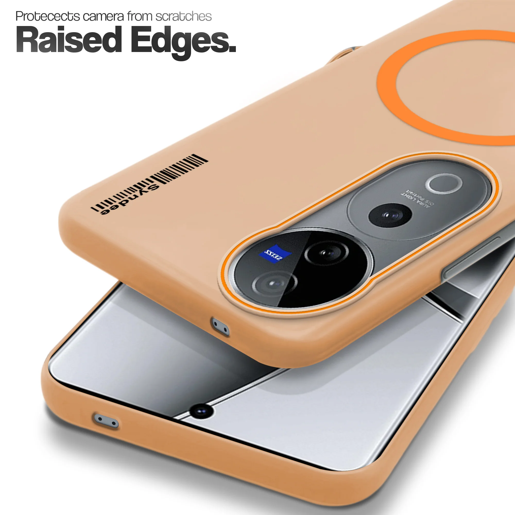 Colourful Frosted Matte With Raised Camera Protection Back Cover Case For Vivo V40 5G - Image 24