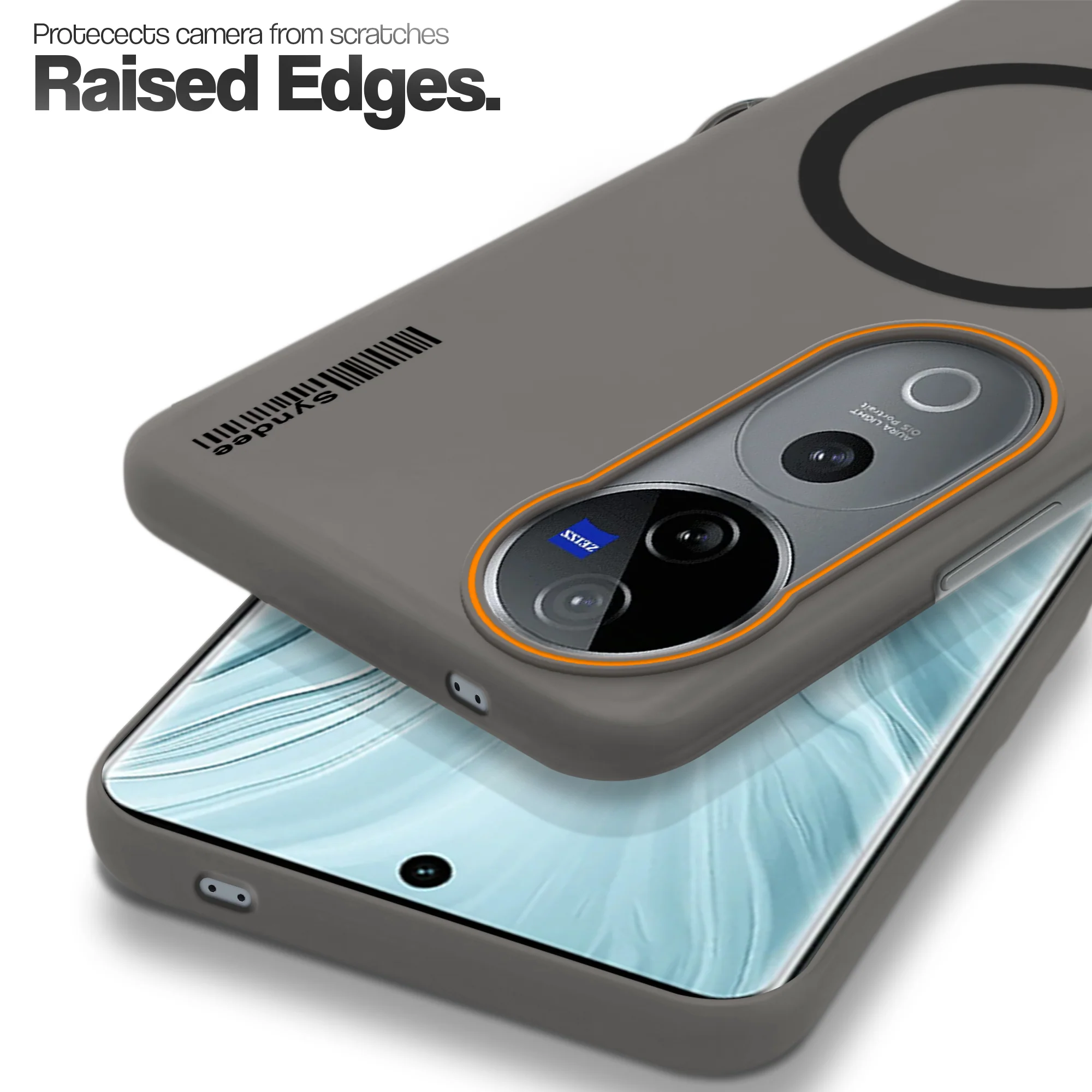 Colourful Frosted Matte With Raised Camera Protection Back Cover Case For Vivo V40 Pro 5G - Image 4
