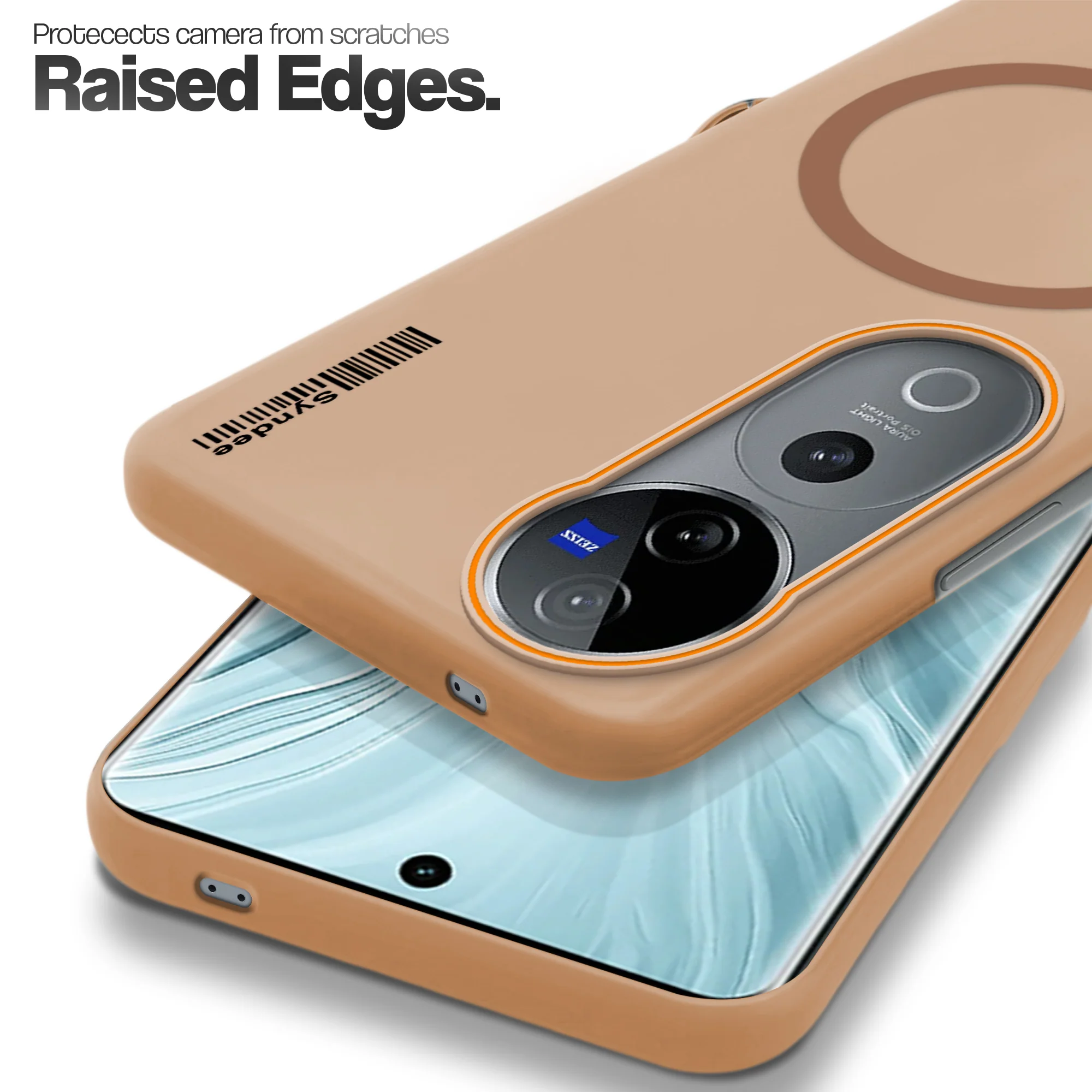 Colourful Frosted Matte With Raised Camera Protection Back Cover Case For Vivo V40 Pro 5G - Image 9