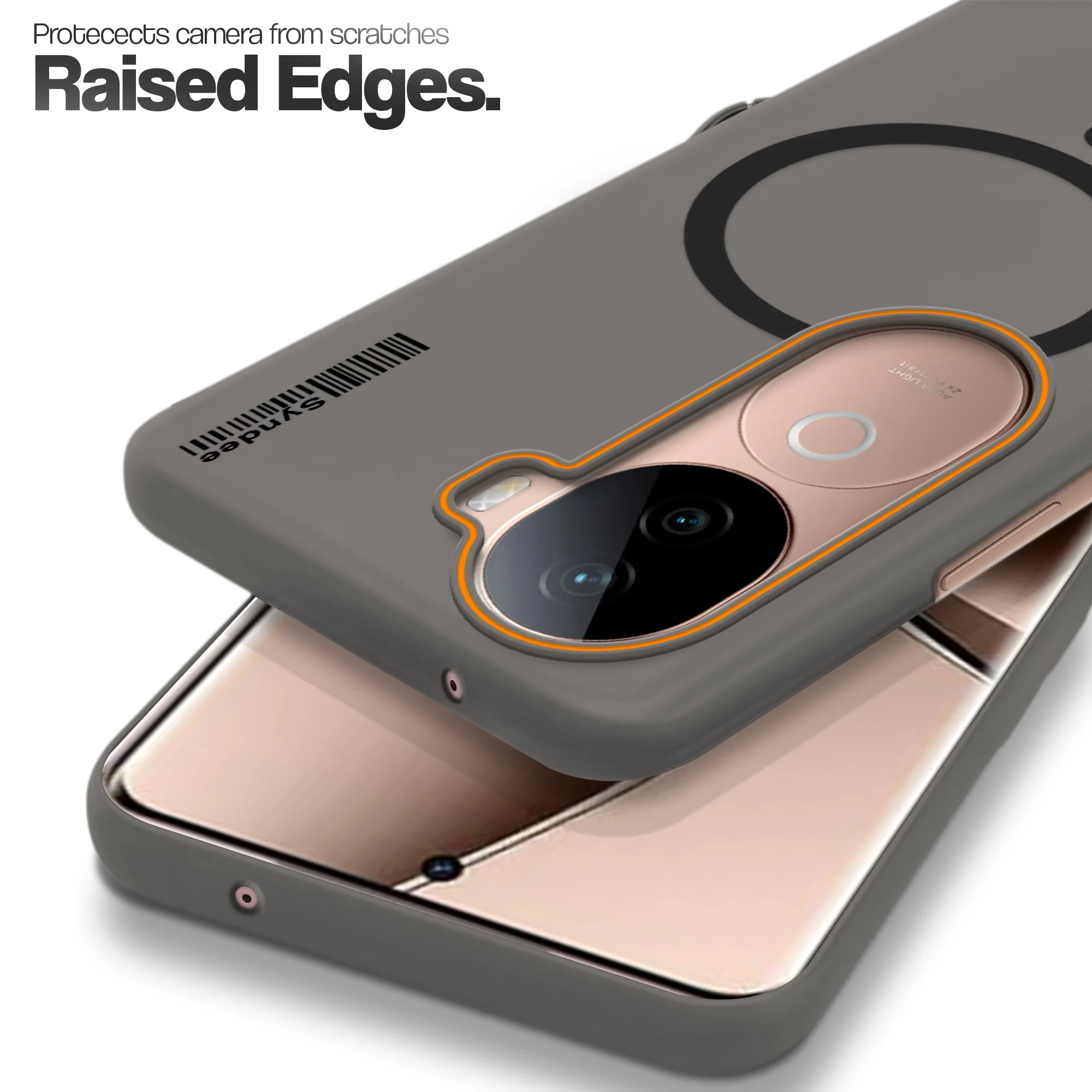 Colourful Frosted Matte With Raised Camera Protection Back Cover Case For Vivo V40e 5G - Image 14