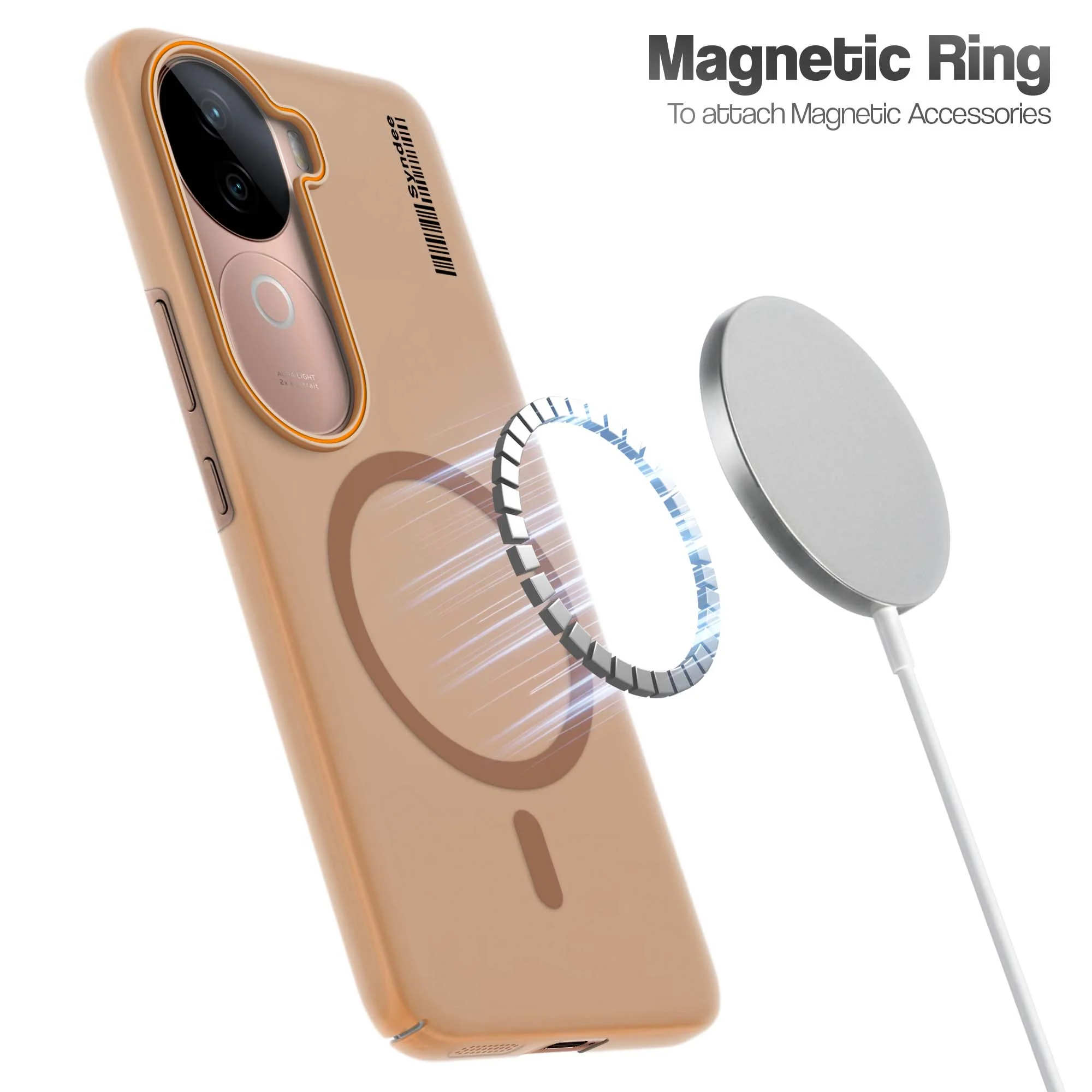 Colourful Frosted Matte With Raised Camera Protection Back Cover Case For Vivo V40e 5G - Image 18