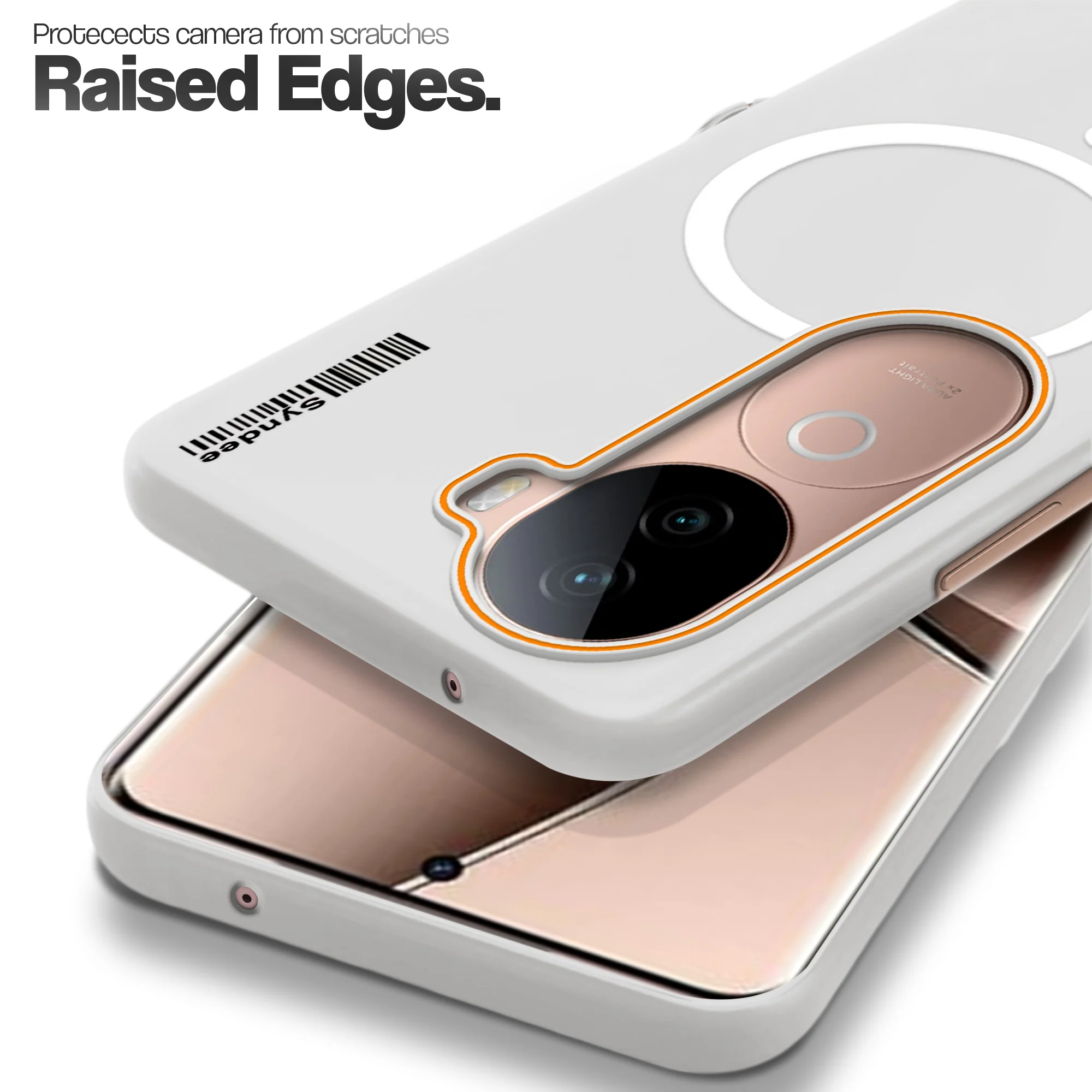 Colourful Frosted Matte With Raised Camera Protection Back Cover Case For Vivo V40e 5G - Image 24