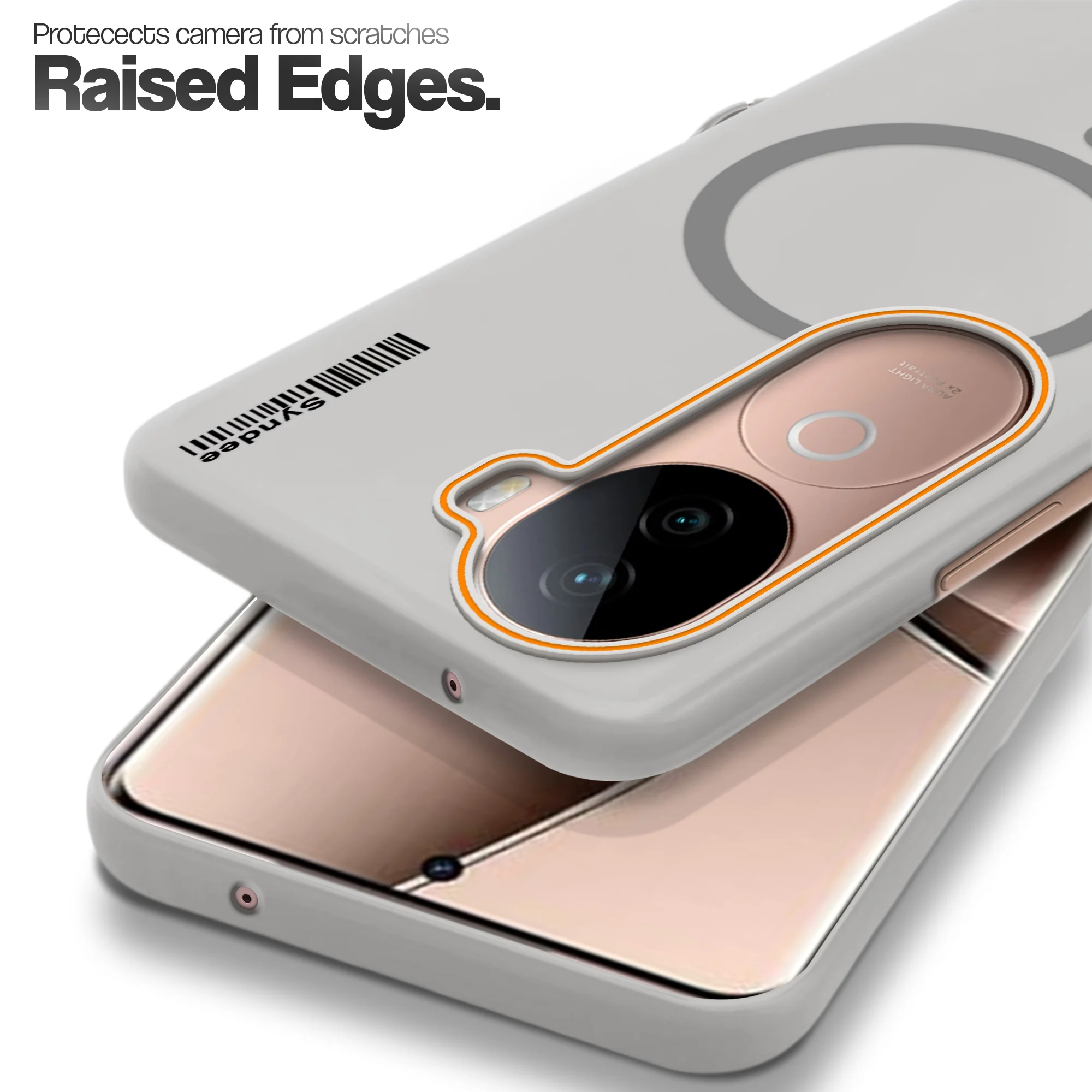 Colourful Frosted Matte With Raised Camera Protection Back Cover Case For Vivo V40e 5G - Image 9
