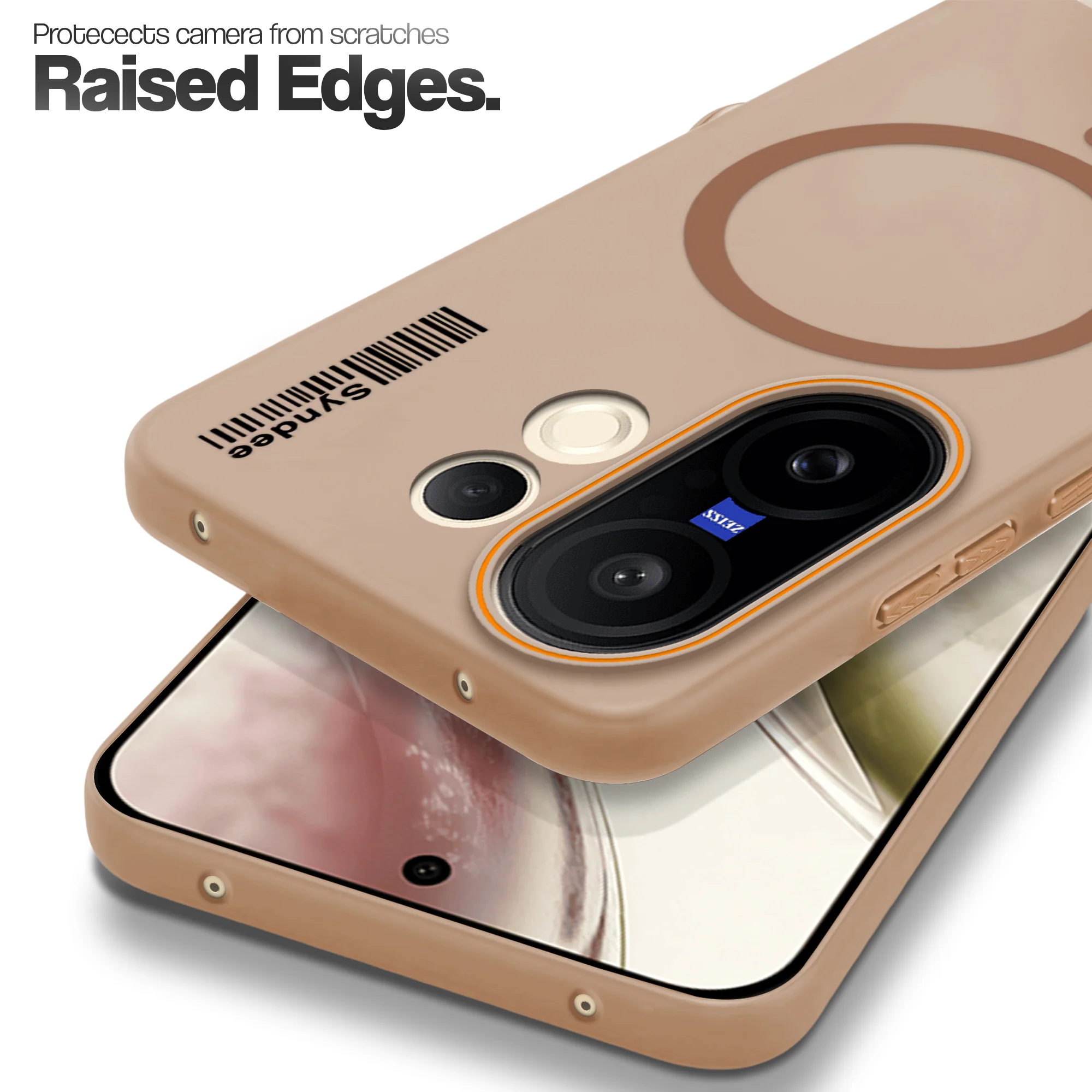 Colourful Frosted Matte Wireless Charging Support Back Cover Case for Vivo X200 FE 5G With Raised Camera Protection - Image 24