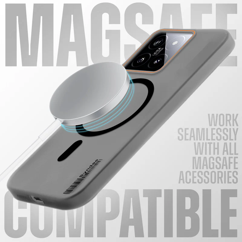 Colourful Frosted Matte Wireless Charging Support Back Cover Case for Xiaomi 14 5G With Raised Camera Protection - Image 3