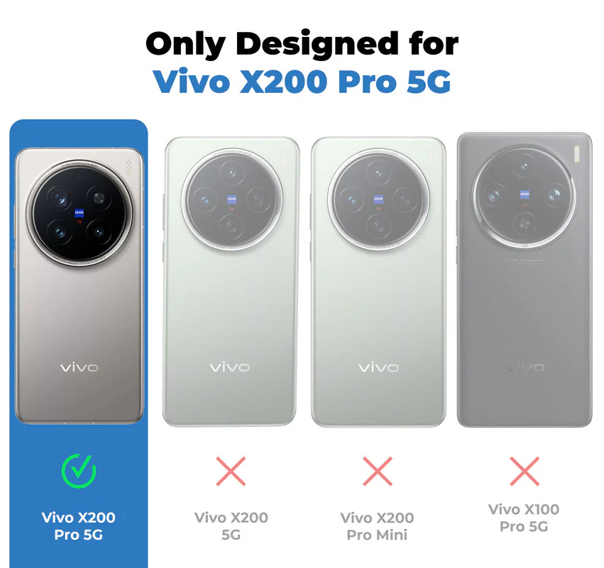 Elegant Frosted Matte Slim Back Case For Vivo X200 Pro 5G - Image 2