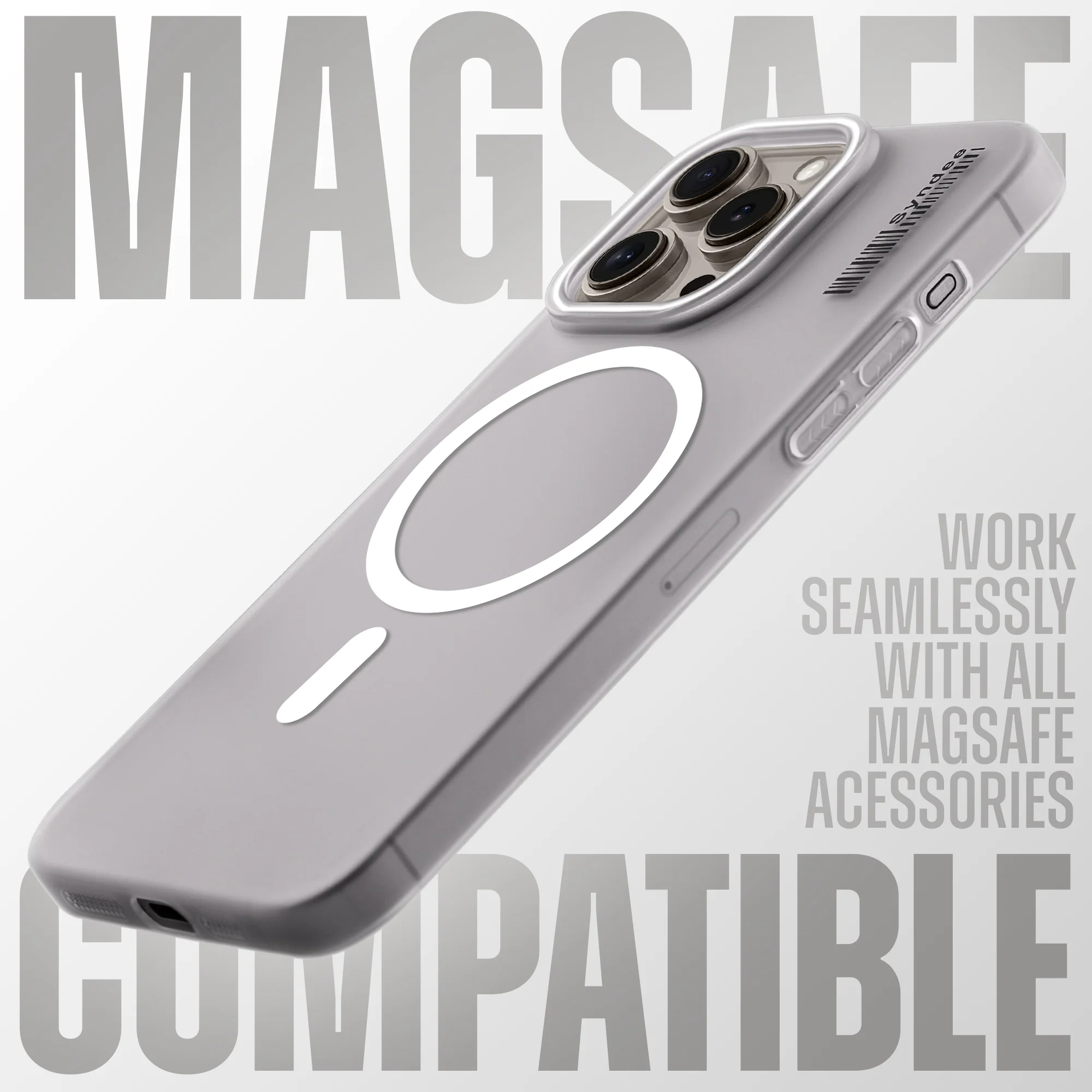 Frosted Sleek Matte Wireless Charging Support Back Cover Case For Apple iPhone 15 Pro Max With Raised Camera Protection - Image 3