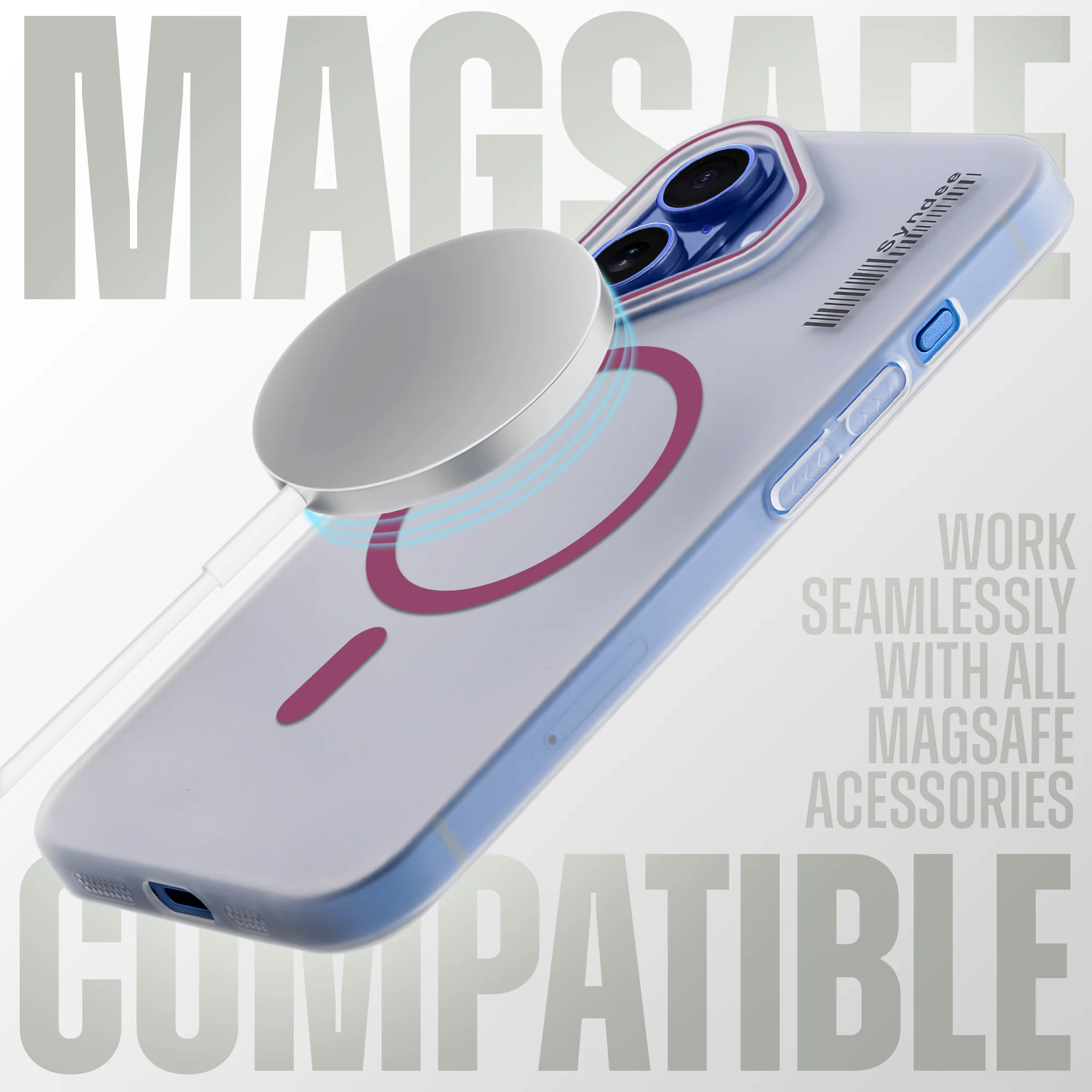 Frosted Sleek Matte Wireless Charging Support Back Cover Case For Apple iPhone 16 Plus With Raised Camera Protection - Image 27