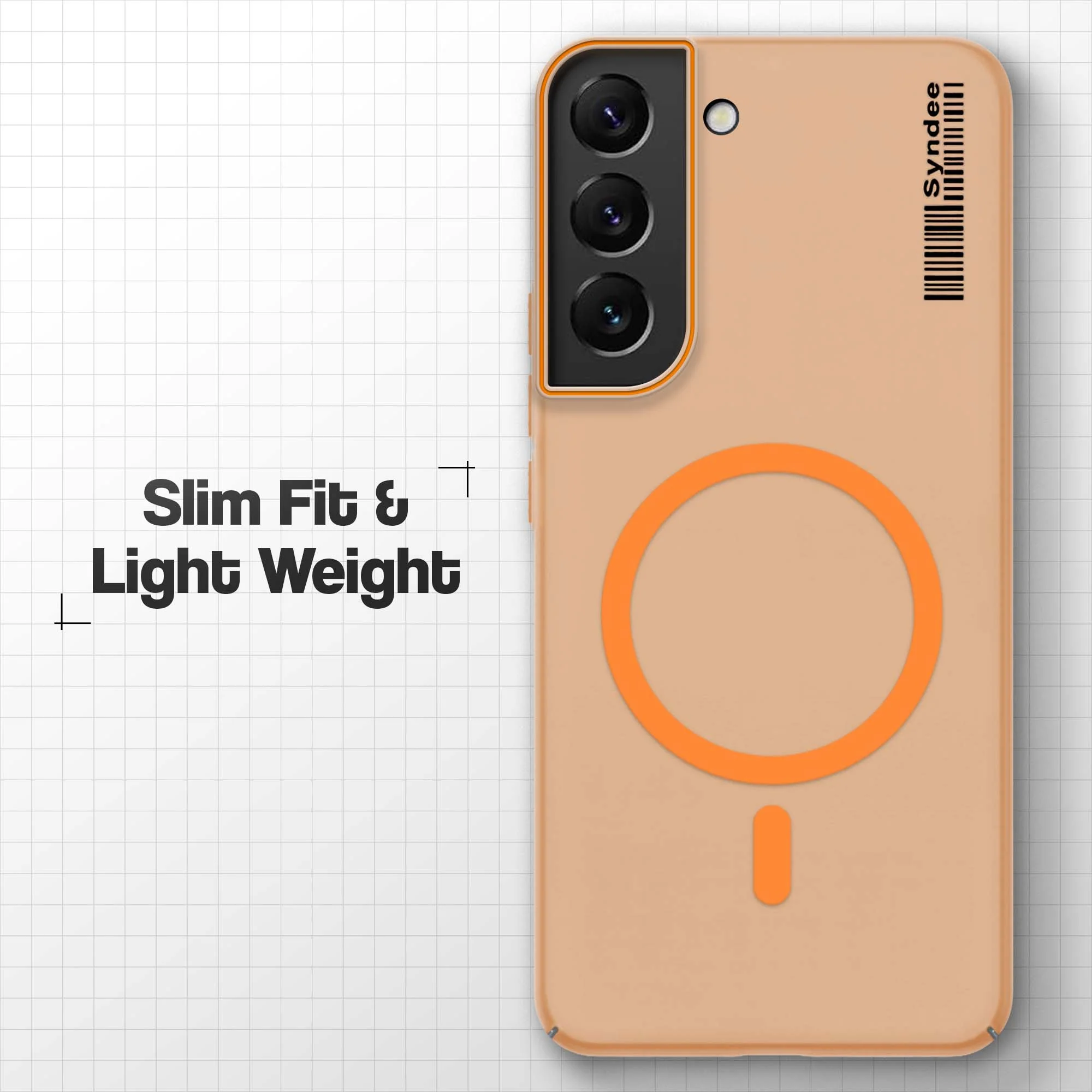 Colourful Frosted Matte Wireless Charging Support Back Cover Case for Samsung S22 5G With Raised Camera Protection - Image 11