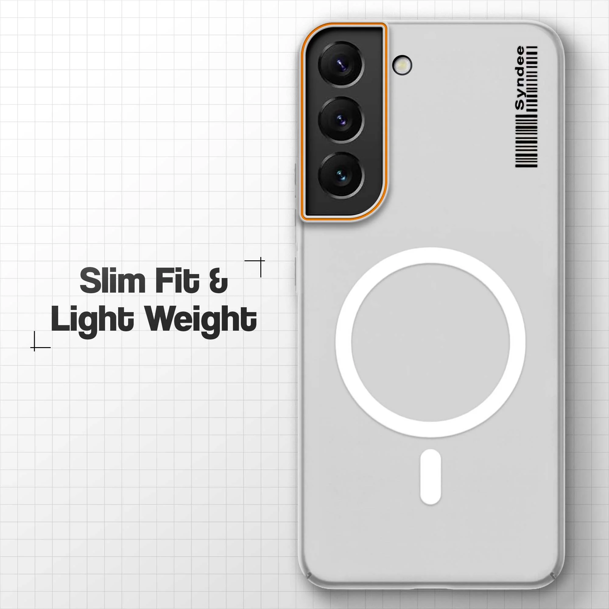 Colourful Frosted Matte Wireless Charging Support Back Cover Case for Samsung S22 5G With Raised Camera Protection - Image 16