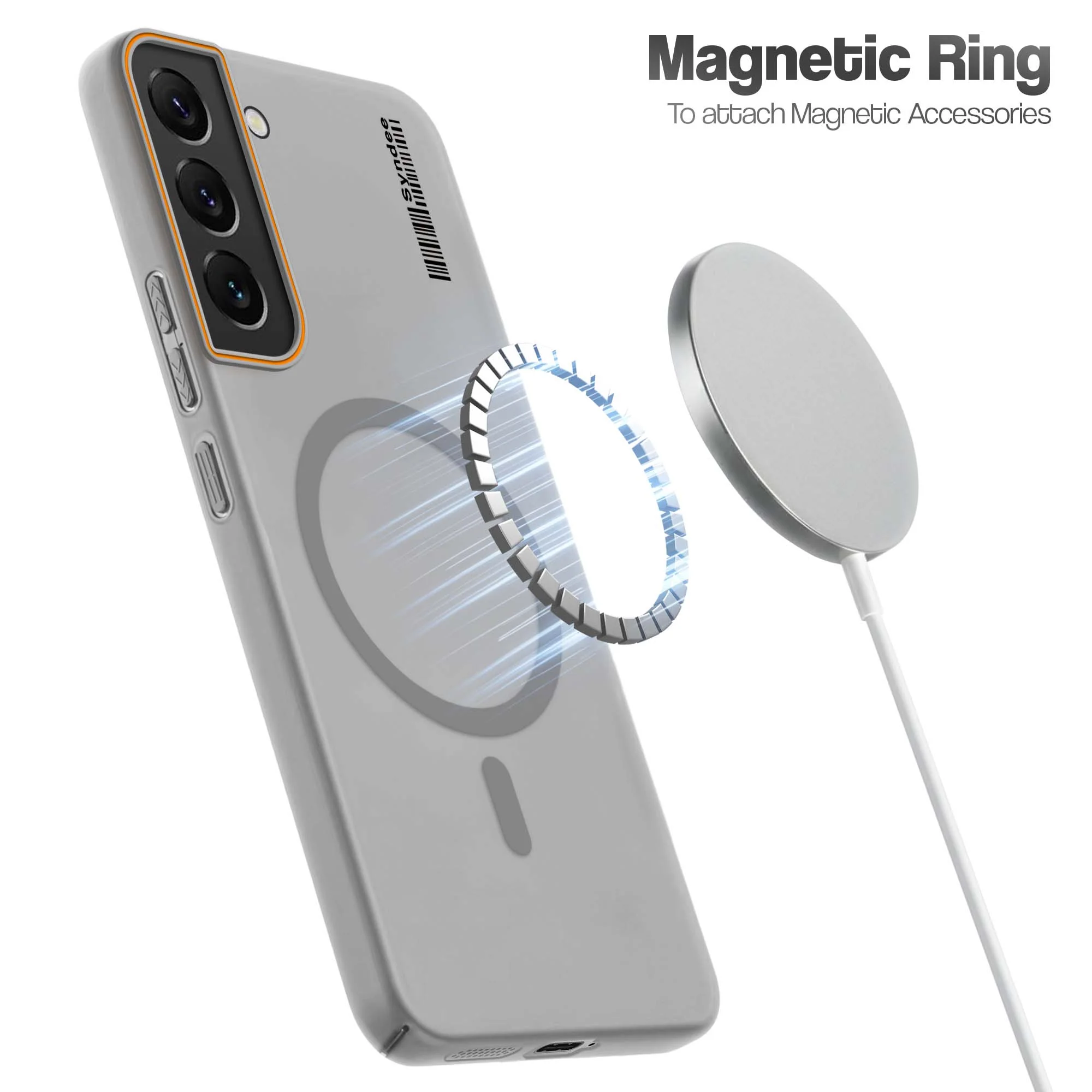 Colourful Frosted Matte Wireless Charging Support Back Cover Case for Samsung S22 5G With Raised Camera Protection - Image 18