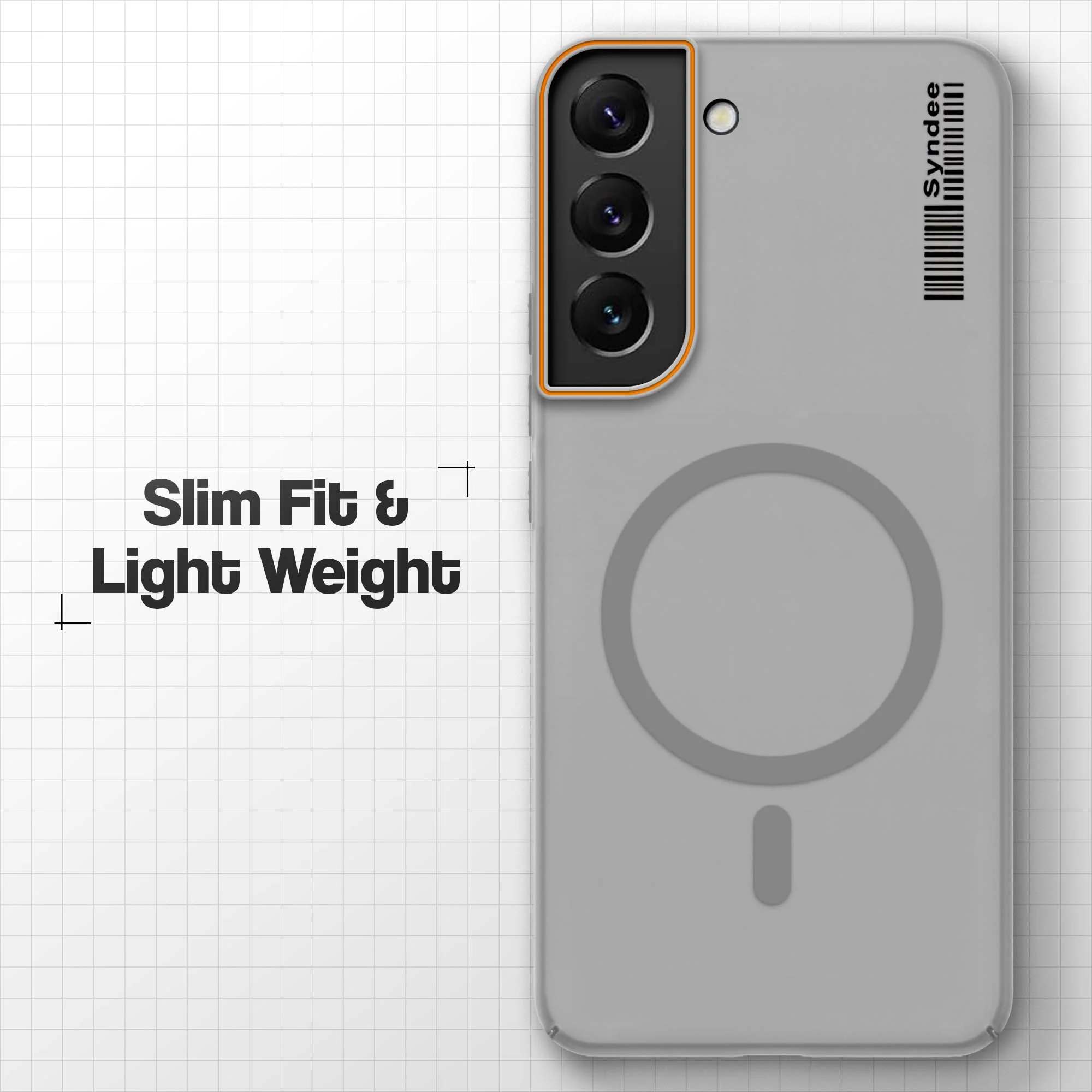 Colourful Frosted Matte Wireless Charging Support Back Cover Case for Samsung S22 5G With Raised Camera Protection - Image 21