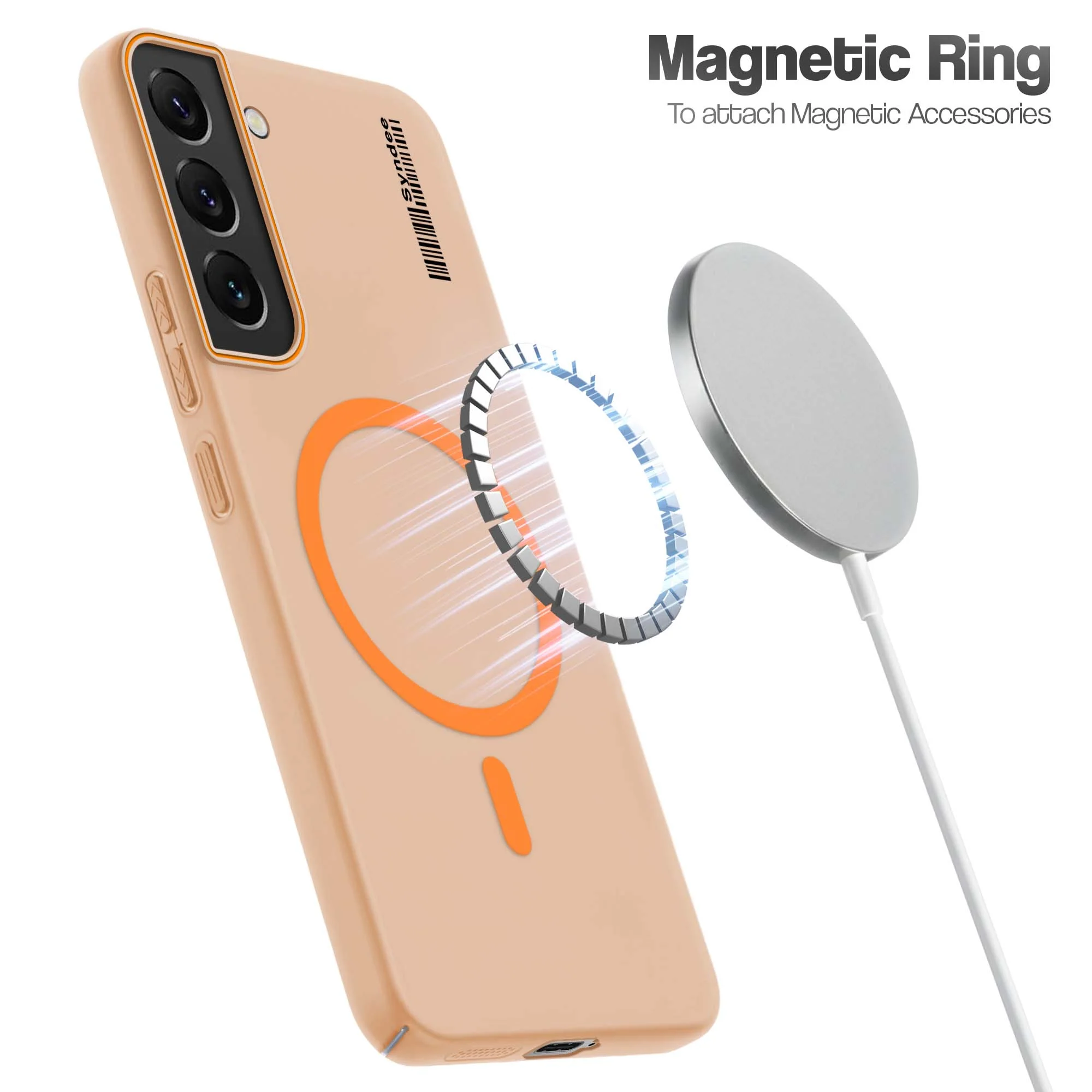 Colourful Frosted Matte Wireless Charging Support Back Cover Case for Samsung S22 5G With Raised Camera Protection - Image 8