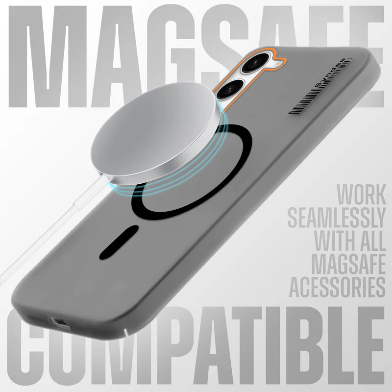 Colorful Frosted Matte Wireless Charging Support For Samsung S23 5G - Image 3