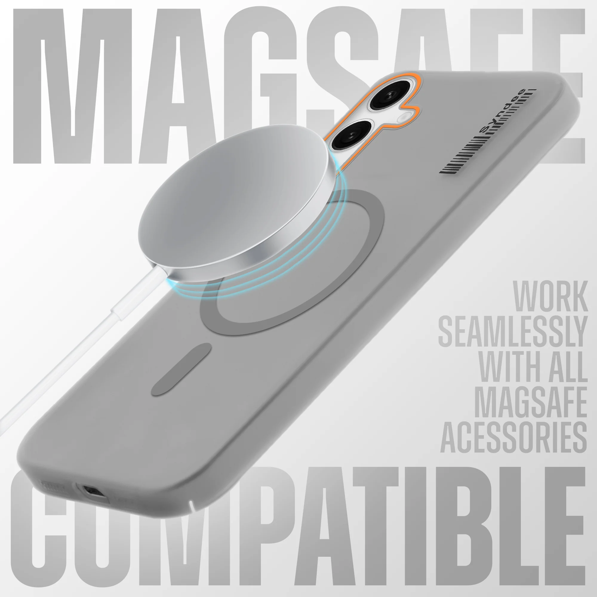 Colorful Frosted Matte Wireless Charging Support For Samsung S24 FE 5G - Image 15