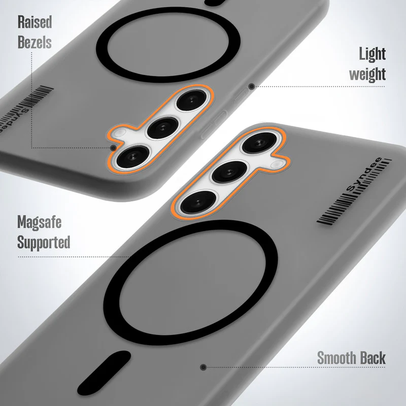 Colorful Frosted Matte Wireless Charging Support For Samsung S24 FE 5G - Image 4