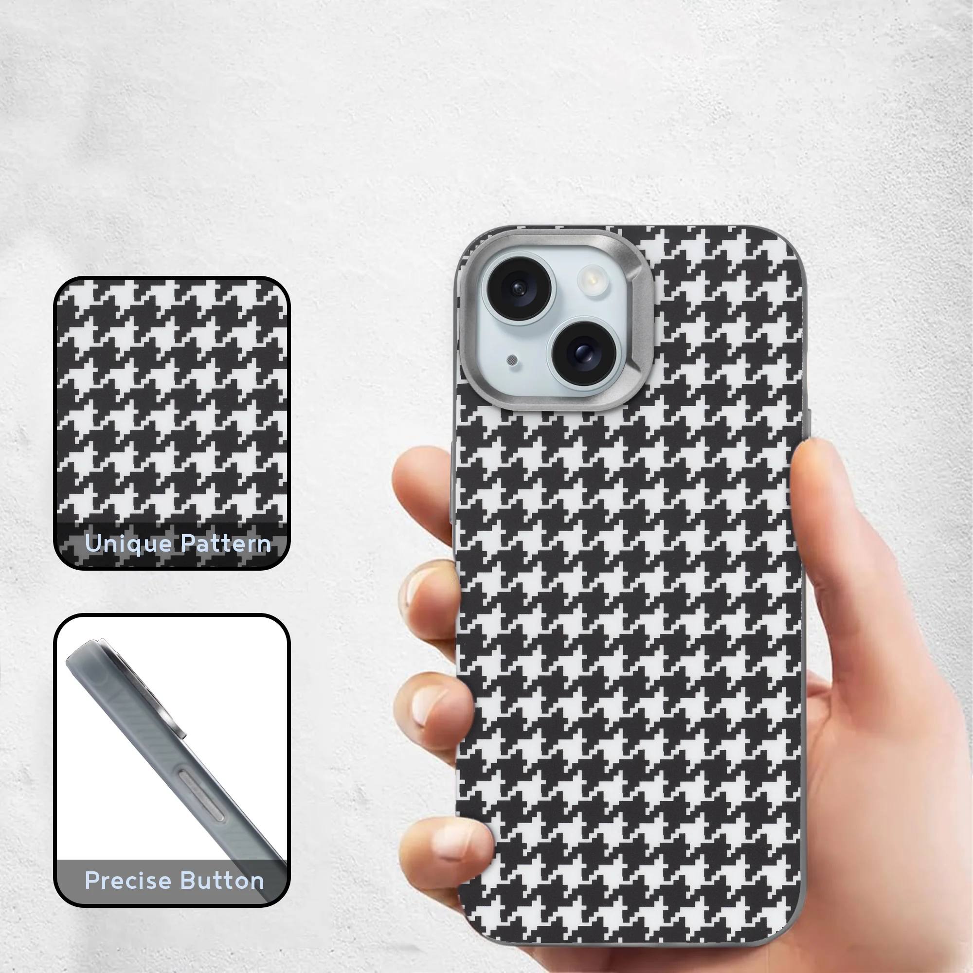 Hybrid Pattern Case For Apple iPhone 15 - Image 27