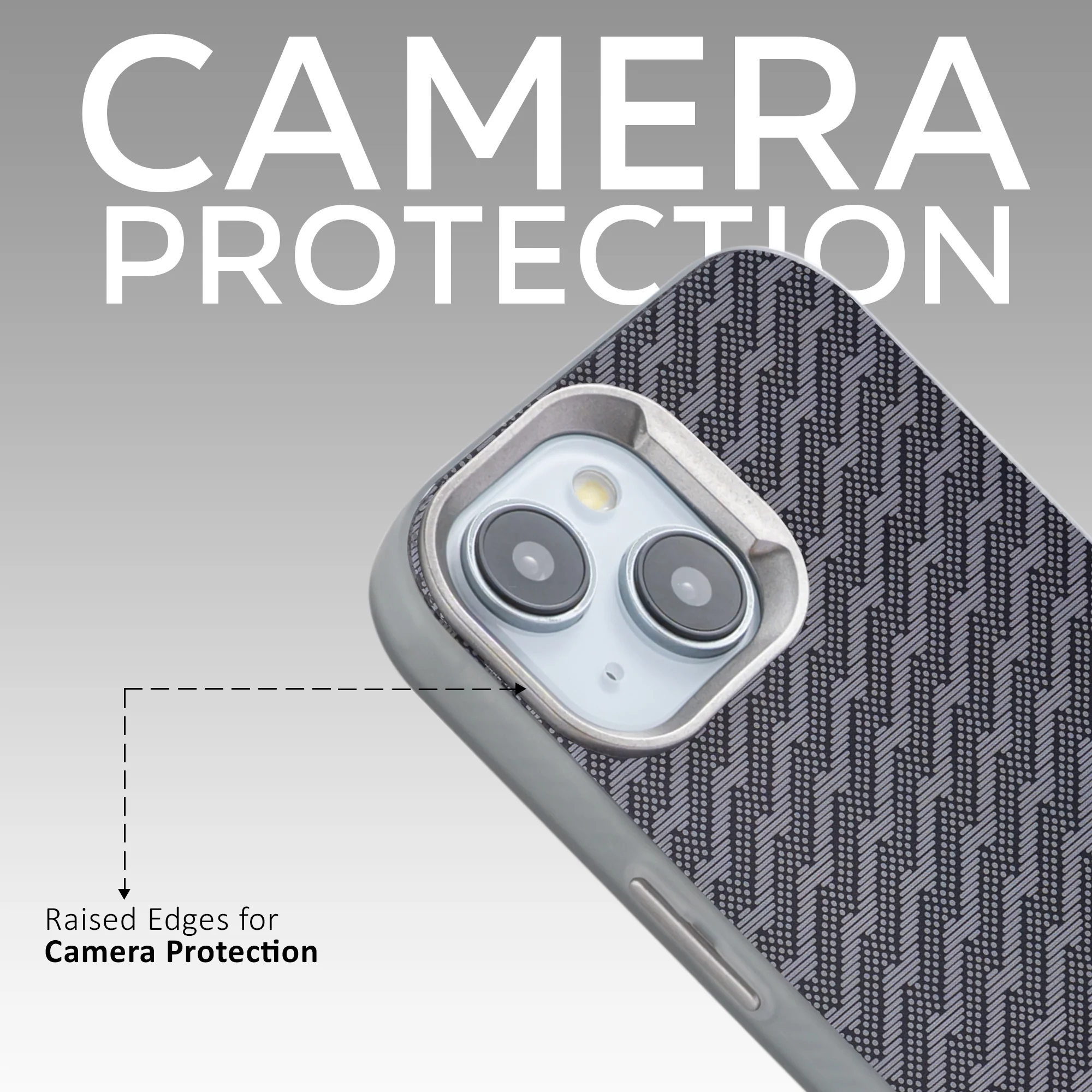 Hybrid Pattern Case For Apple iPhone 15 - Image 4