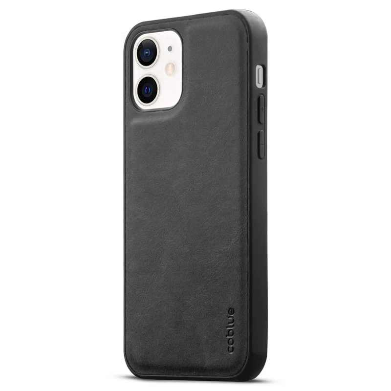 Elegant Leather Finish Back Cover for Apple iPhone 12 - Image 4