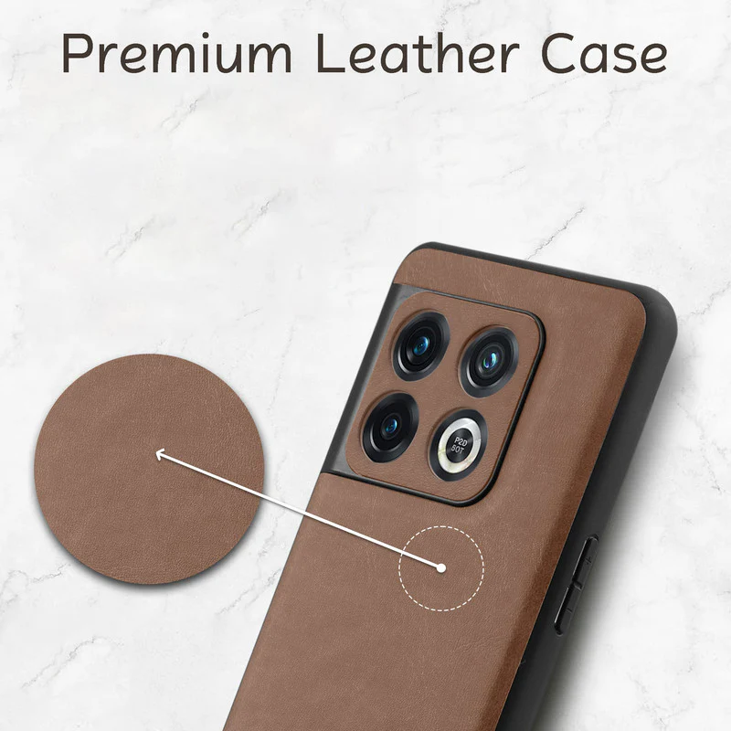 Elegant Leather Finish Back Cover for OnePlus 10 Pro 5G - Image 13