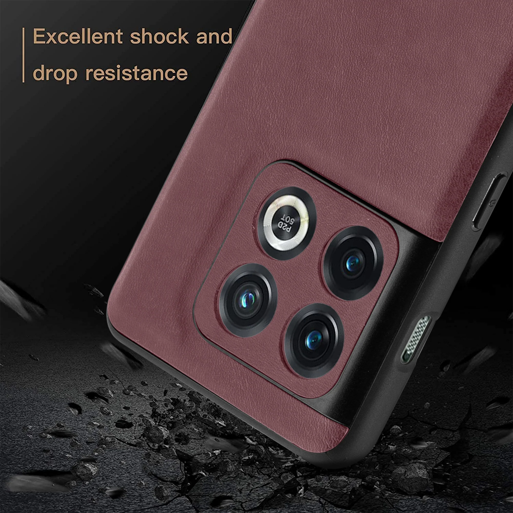 Elegant Leather Finish Back Cover for OnePlus 10 Pro 5G - Image 26