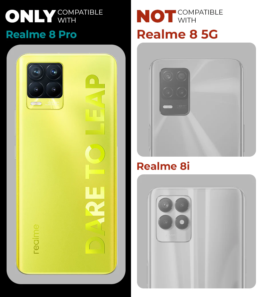 Elegant Smoky Glass Phone Case with Anti-Slip Silicone Edges Back Cover For Realme 8 Pro - Image 2
