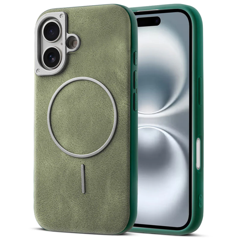 Elite PU Leather Wireless Charging Support Case for Apple iPhone 17 - Image 25