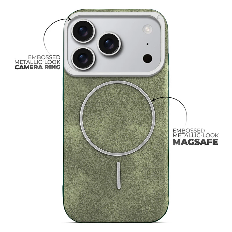 Elite PU Leather Wireless Charging Support Case for Apple iphone 17 Pro Max - Image 28