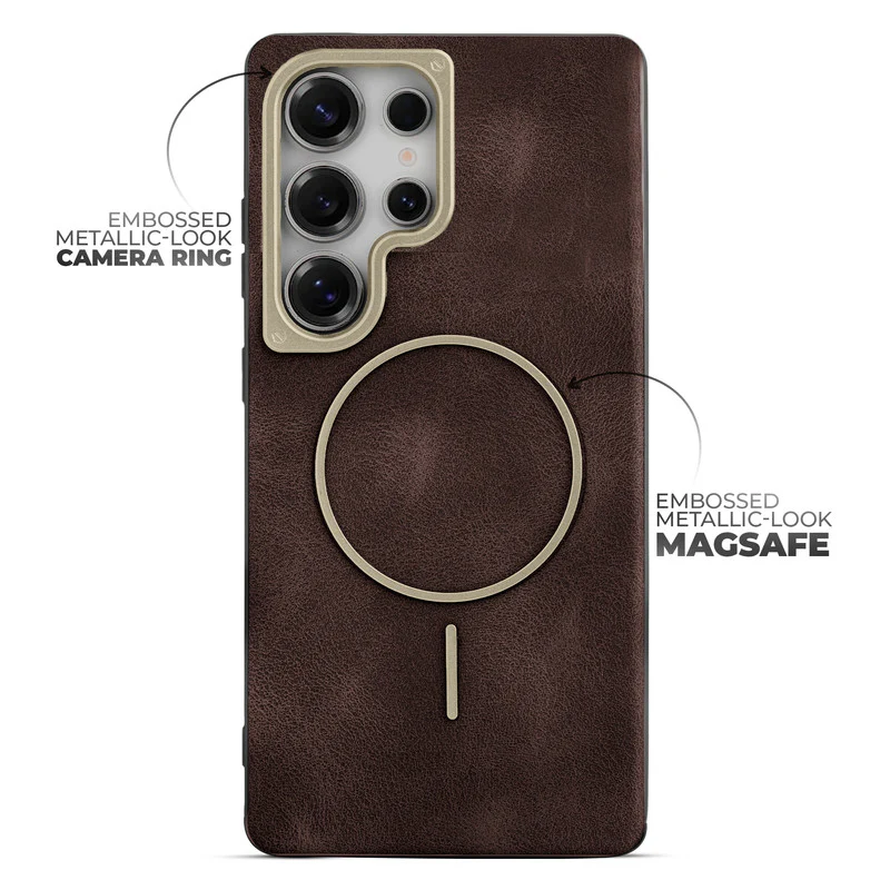 Elite PU Leather Wireless Charging Support Case for Samsung S23 Ultra 5G - Image 10