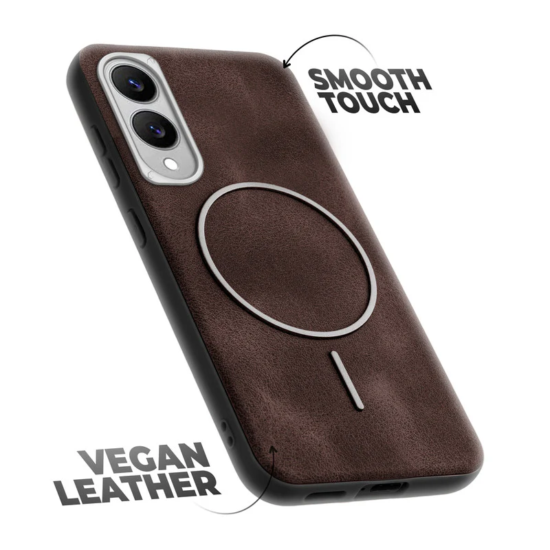 Elite PU Leather Wireless Charging Support Case for Samsung S25 Edge 5G - Image 12