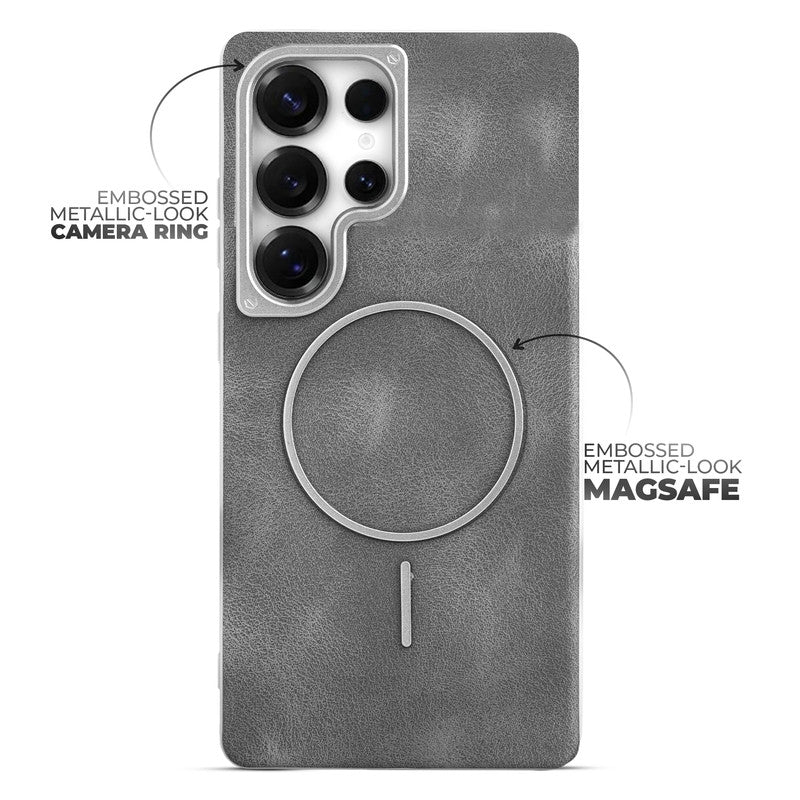 Elite PU Leather Wireless Charging Support Case for Samsung S25 Ultra 5G - Image 10