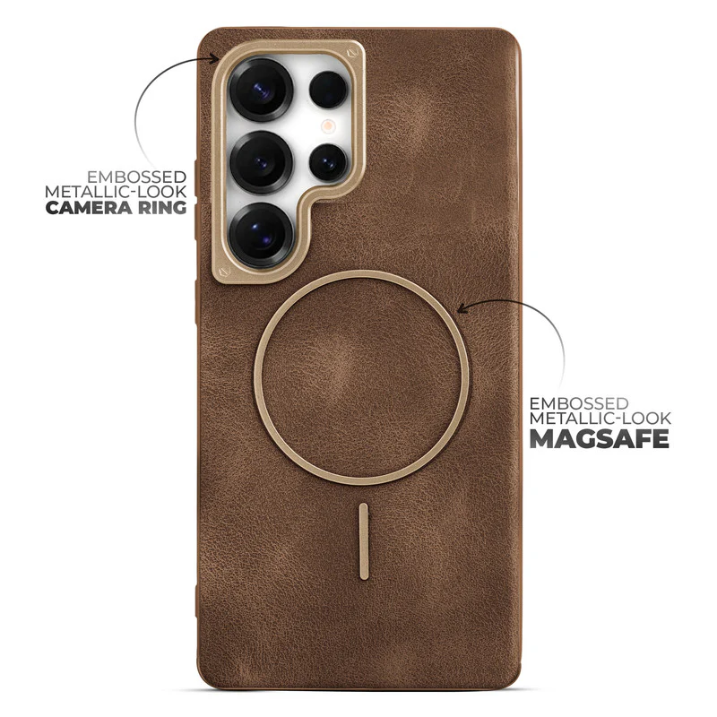 Elite PU Leather Wireless Charging Support Case for Samsung S25 Ultra 5G - Image 28