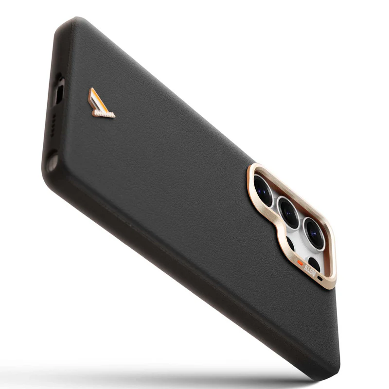 Exclusive Hard Back Case for Samsung S24 Ultra 5G with Leather Textured Finish, Matte finish Buttons and Soft Inner Fabric - Image 6