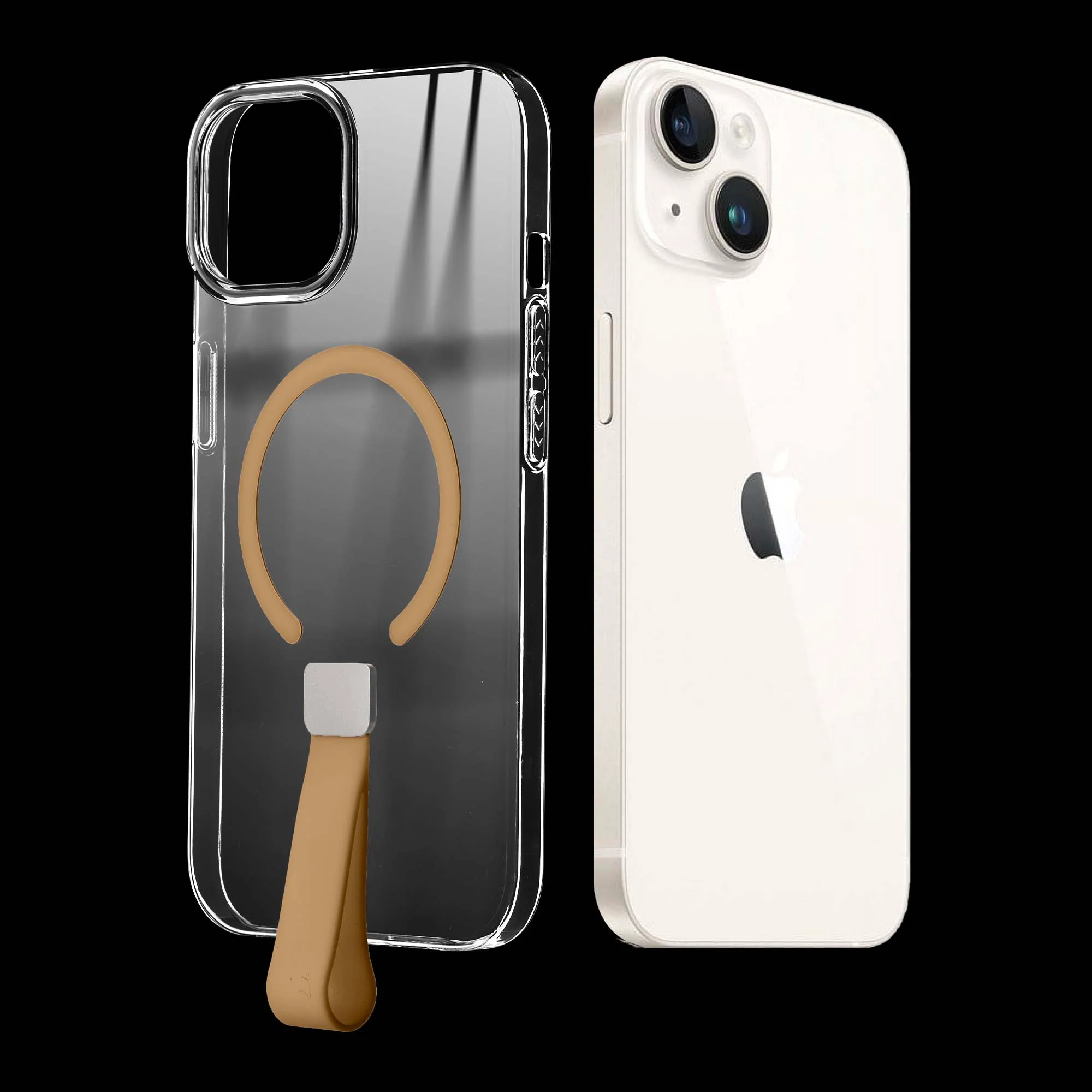 Anti-Yellowing Clear Strap Case (Wireless Charging Support) Apple iPhone 13 - Image 8