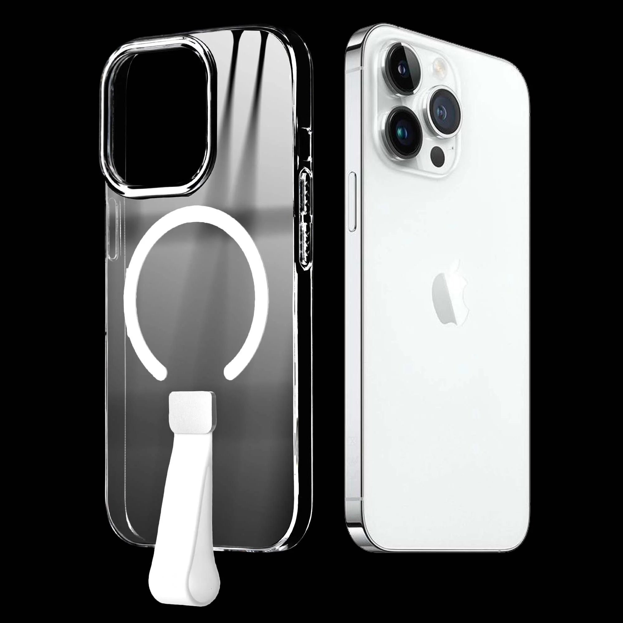 Anti-Yellowing Clear Strap Case (Wireless Charging Support) Apple iPhone 14 Pro - Image 15