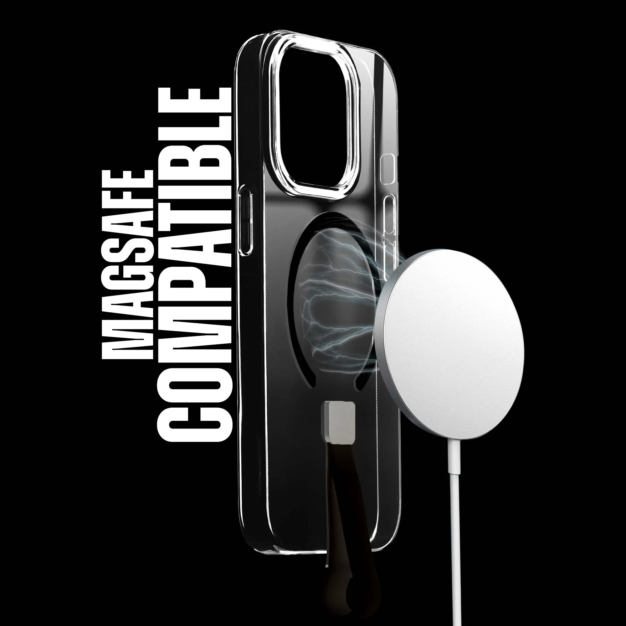 Anti-Yellowing Clear Strap Case (Wireless Charging Support) Apple iPhone 14 Pro - Image 5