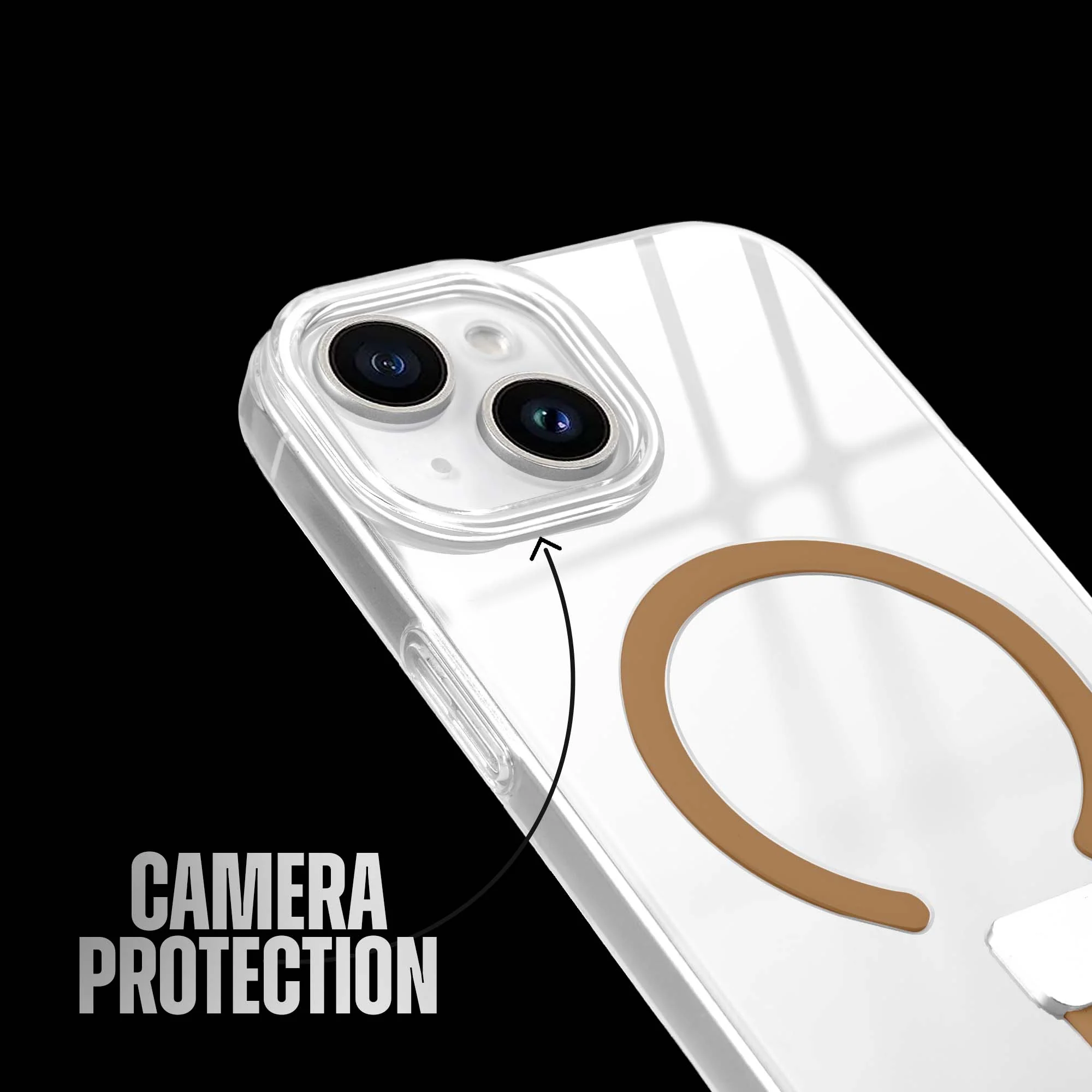 Anti-Yellowing Clear Strap Case (Wireless Charging Support) Apple iPhone 14 - Image 13