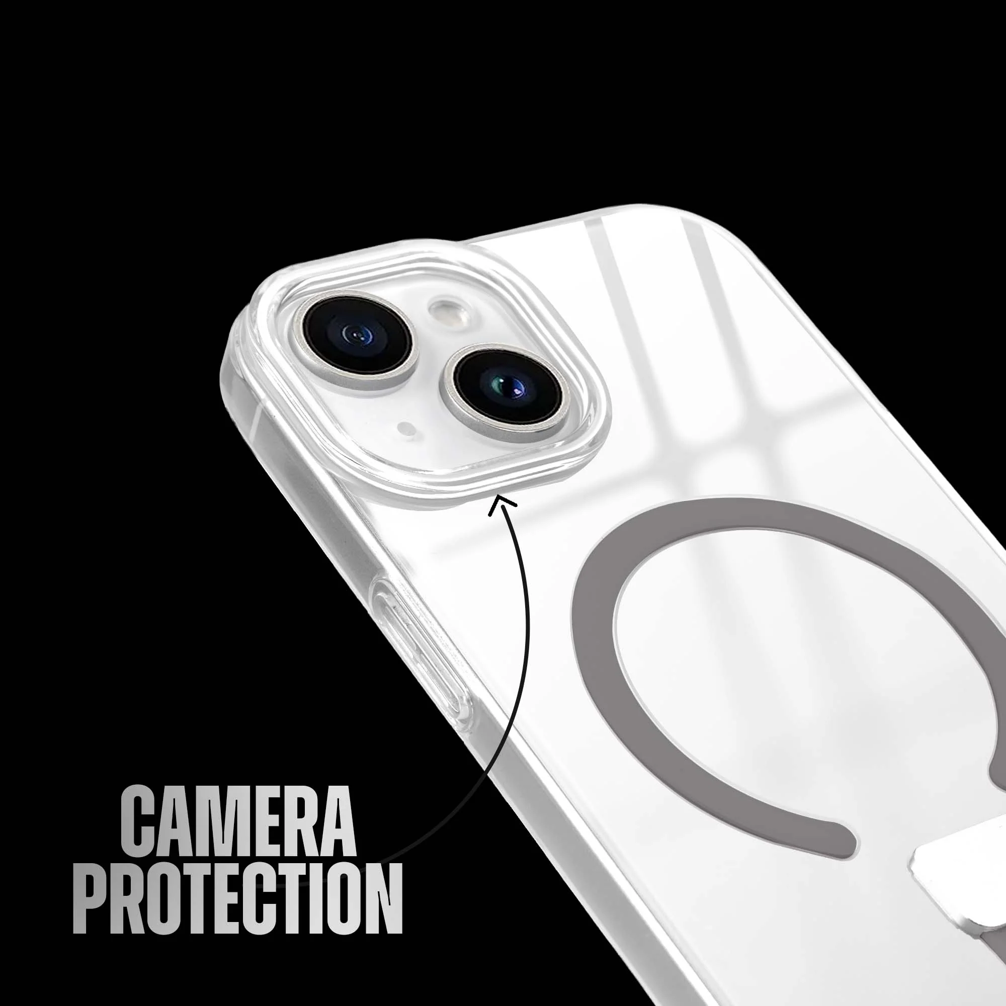 Anti-Yellowing Clear Strap Case (Wireless Charging Support) Apple iPhone 14 - Image 20