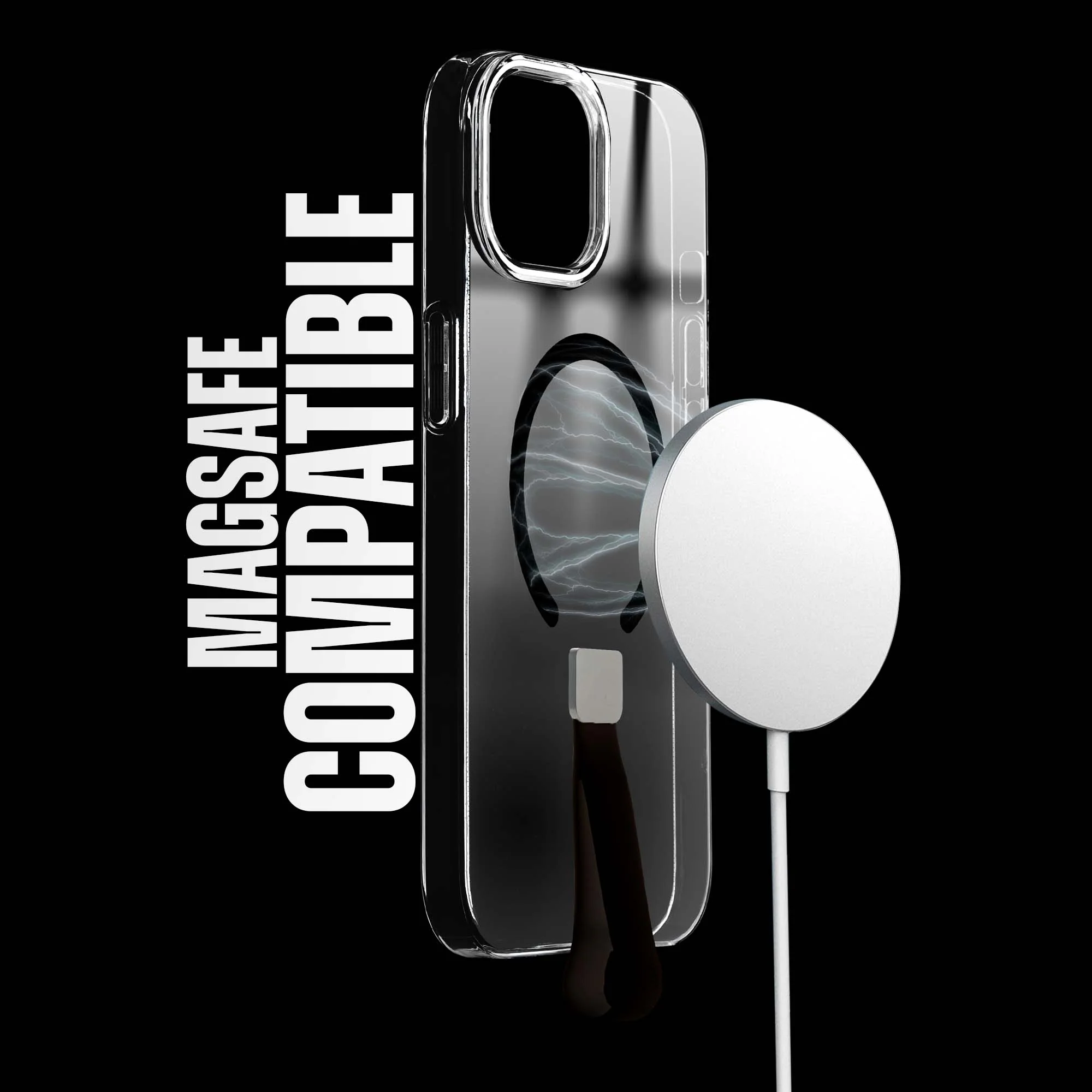 Anti-Yellowing Clear Strap Case (Wireless Charging Support) Apple iPhone 14 - Image 5