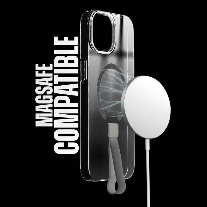 Anti-Yellowing Clear Strap Case (Wireless Charging Support) Apple iPhone 15 Plus - Image 19