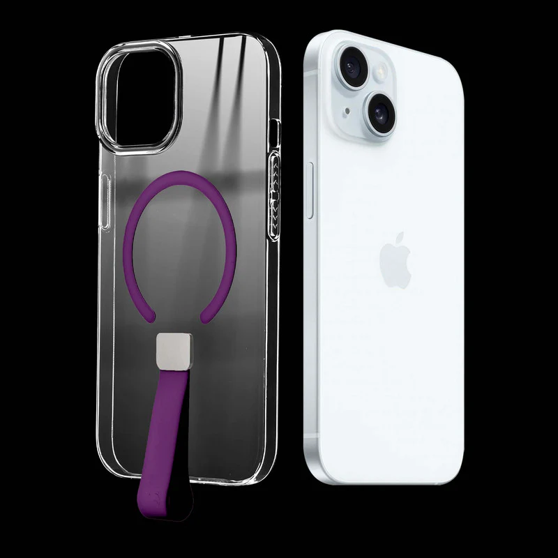 Anti-Yellowing Clear Strap Case (Wireless Charging Support) Apple iPhone 15 Plus - Image 22