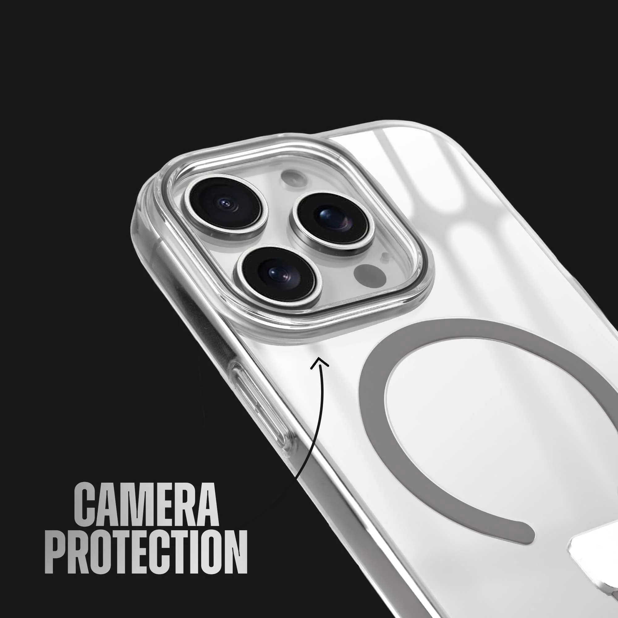Anti-Yellowing Clear Strap Case (Wireless Charging Support) Apple iPhone 15 Pro - Image 20