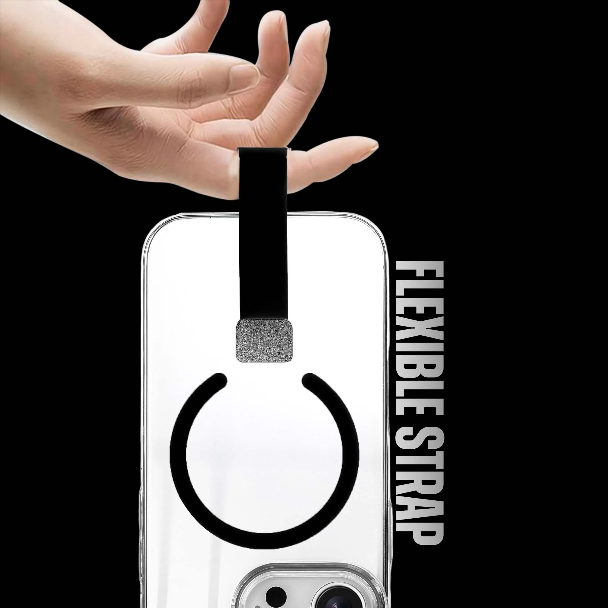 Anti-Yellowing Clear Strap Case (Wireless Charging Support) Apple iPhone 15 Pro - Image 4