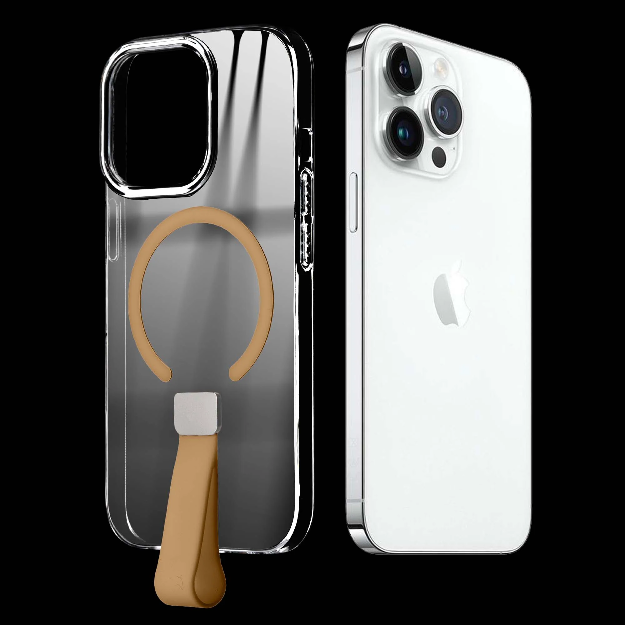 Anti-Yellowing Clear Strap Case (Wireless Charging Support) Apple iPhone 15 Pro - Image 8