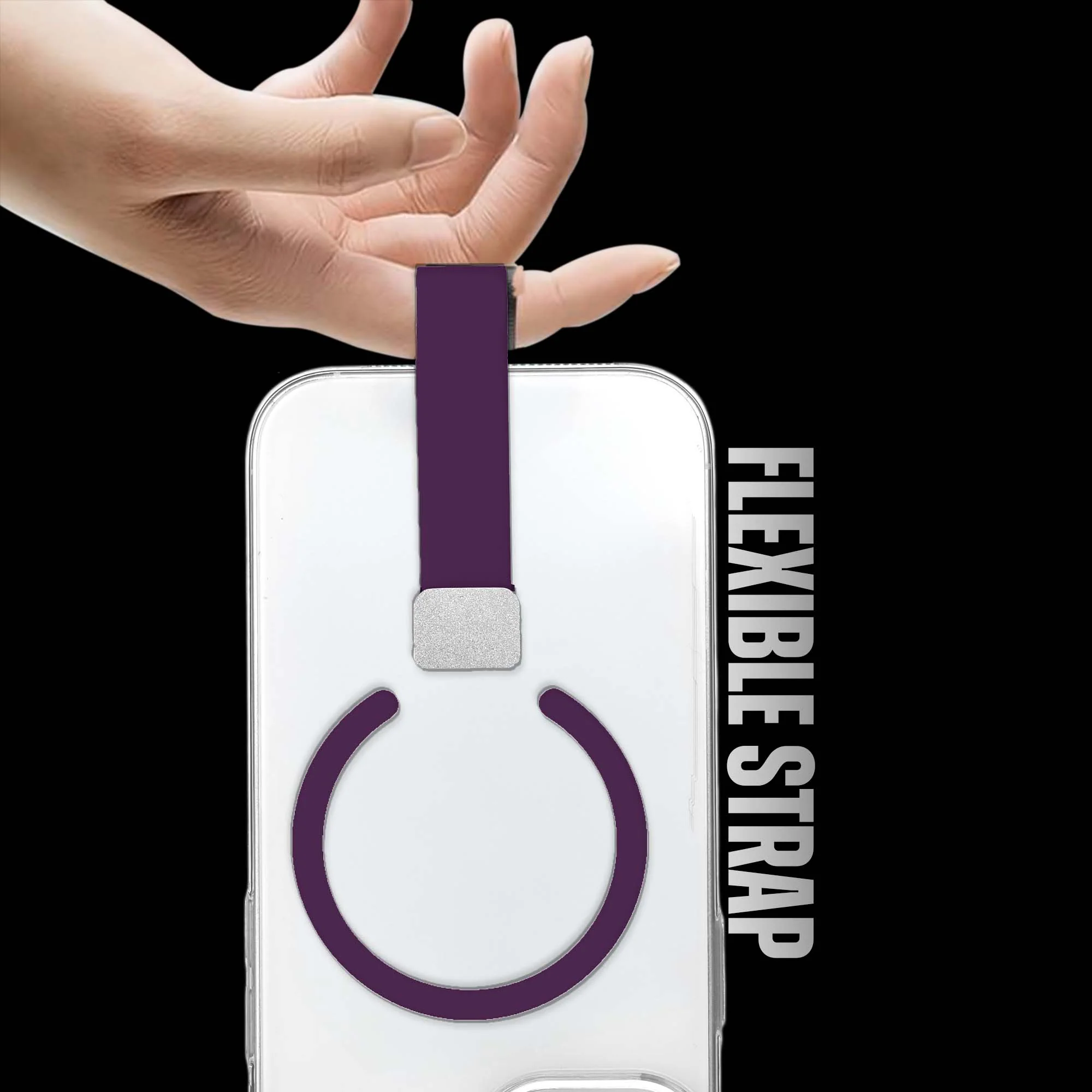 Anti-Yellowing Clear Strap Case (Wireless Charging Support) Apple iPhone 15 - Image 18