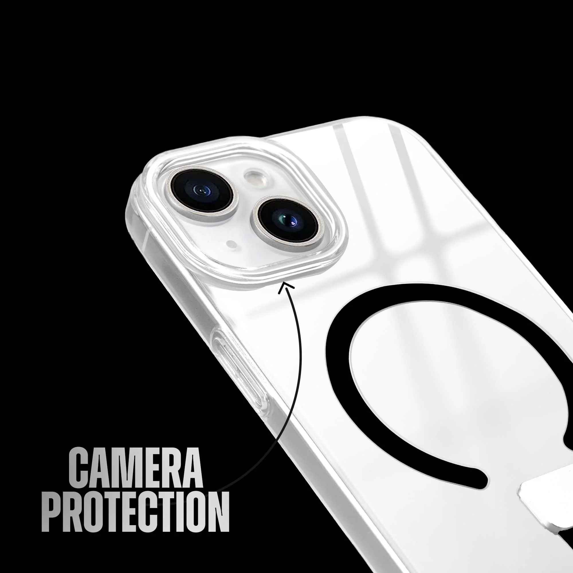 Anti-Yellowing Clear Strap Case (Wireless Charging Support) Apple iPhone 15 - Image 6