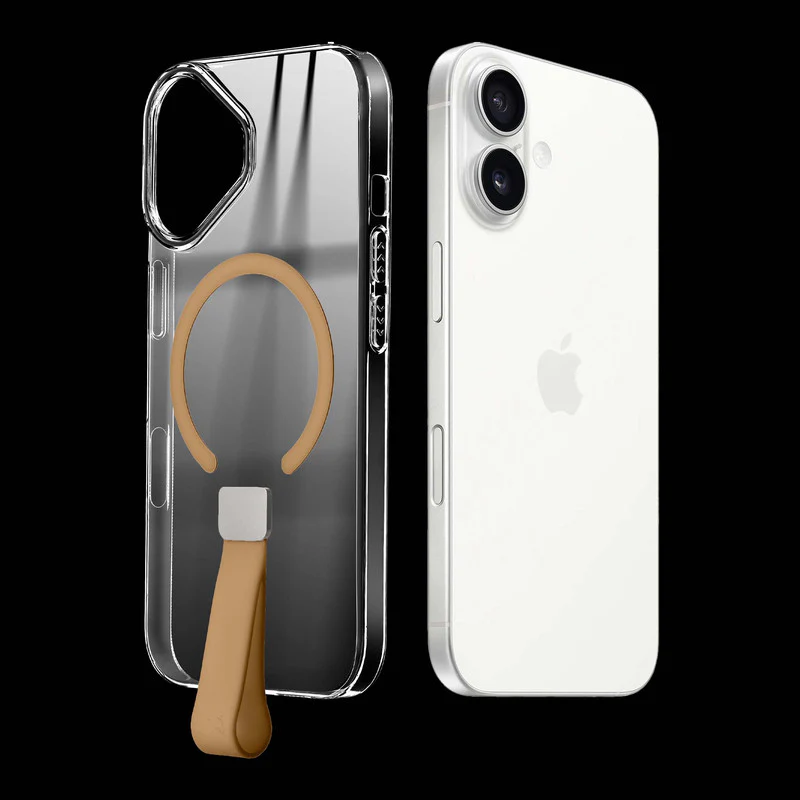 Anti-Yellowing Clear Strap Case (Wireless Charging Support) Apple iPhone 16 Plus