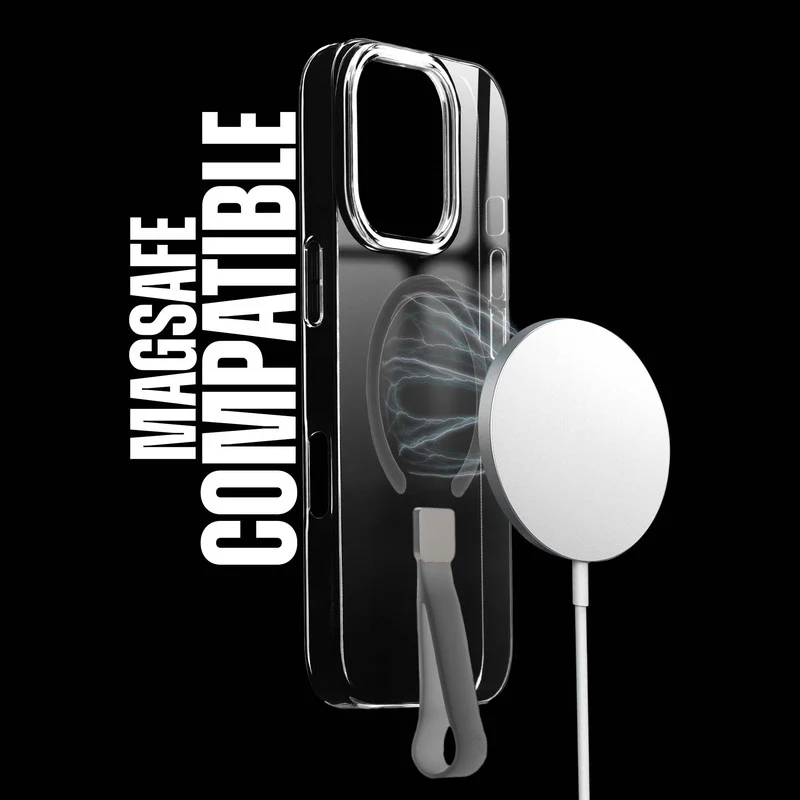 Anti-Yellowing Clear Strap Case (Wireless Charging Support) Apple iPhone 16 Pro - Image 19
