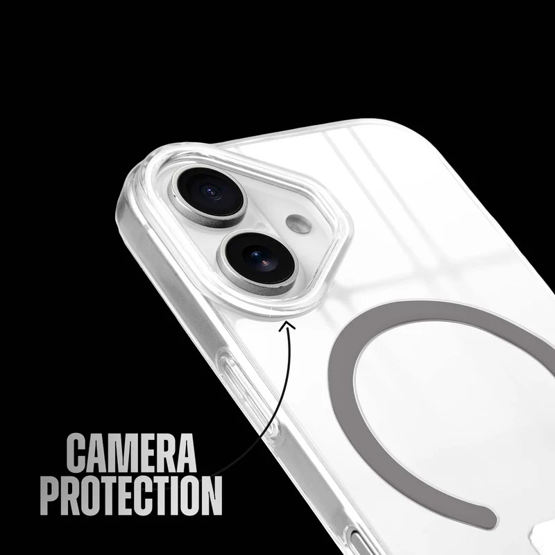 Anti-Yellowing Clear Strap Case (Wireless Charging Support) Apple iPhone 16 - Image 13